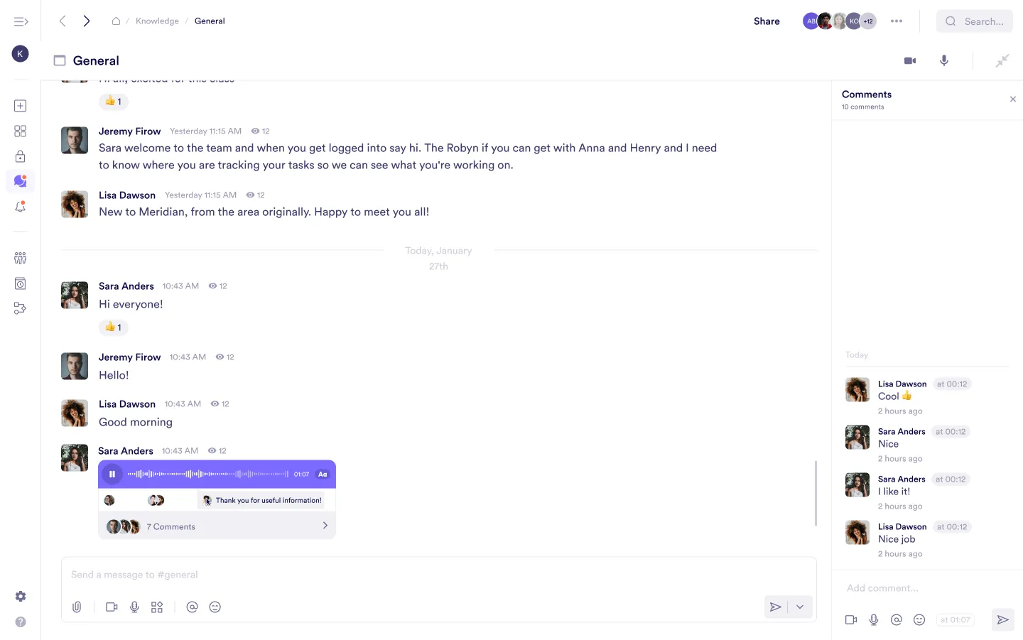 Threaded conversations