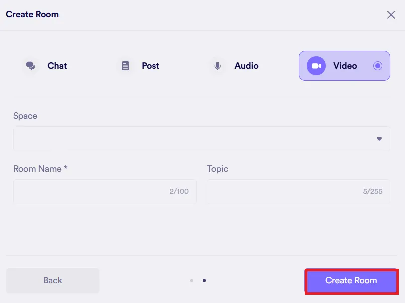 Creating a space room - Step 3